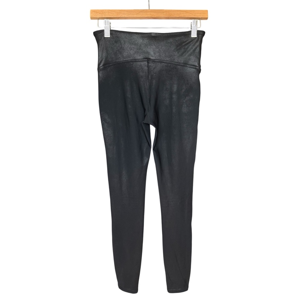 SPANX Faux Leather Leggings Black Women’s Size Medium - Picture 5 of 7
